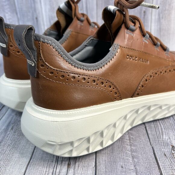 Cole Haan Zerogrand Work from Anywhere Oxford, Wingtip British Tan Men’s 9 W - Picture 3 of 11